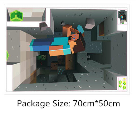 3D Minecraft Mining Wall paper - Nest of Design