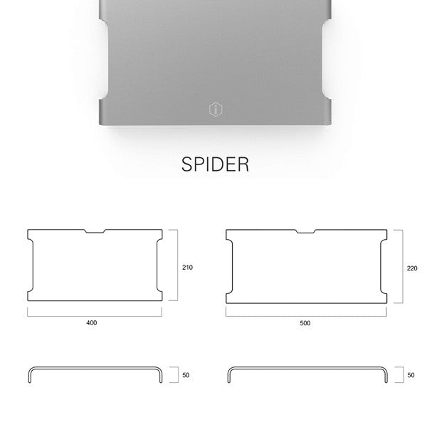 iQunix Spider Aluminum Computer Monitor Stand for Apple iMac - Nest of Design
