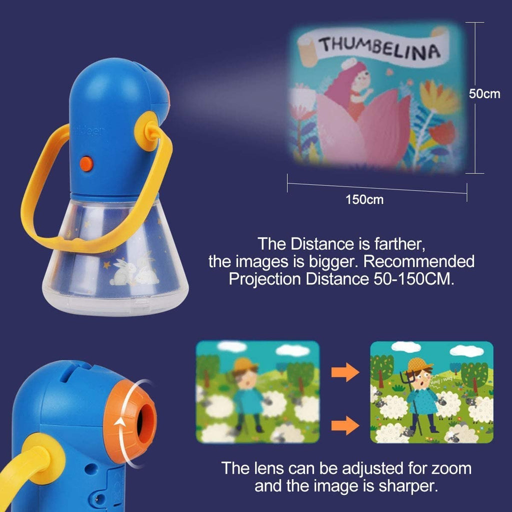 Kids Multifunctional Storybook Night Lights Projector Toy - Nest of Design