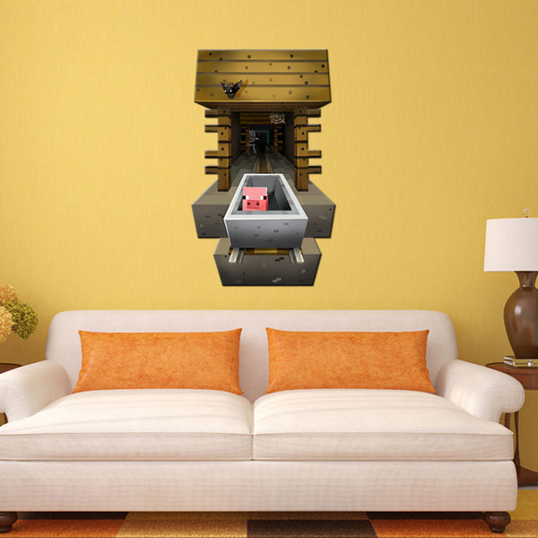 Copy of 3D Minecraft Pig Miner - Nest of Design