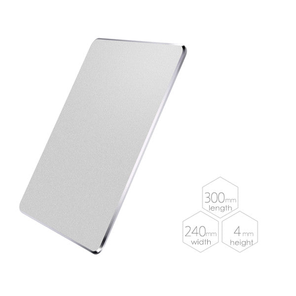 iQunix Aluminum Mouse Pad for Macbook(Sliver) - Nest of Design