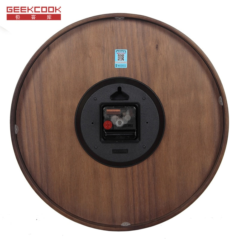 Geekcook 14''/12'' Wooden Wall Clock - Nest of Design
