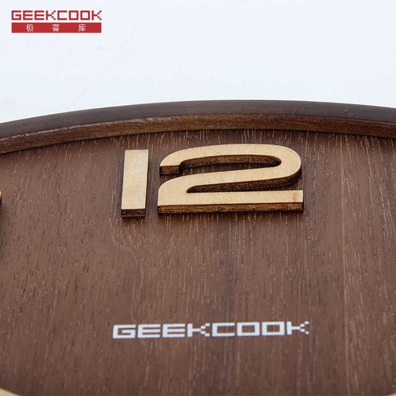 Geekcook 14''/12'' Wooden Wall Clock - Nest of Design