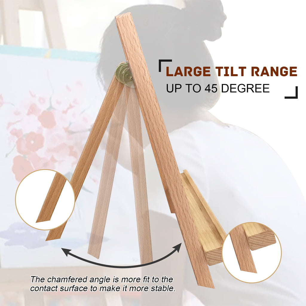Tavolozza Tabletop Beechwood A-Frame Easel Stand - Nest of Design