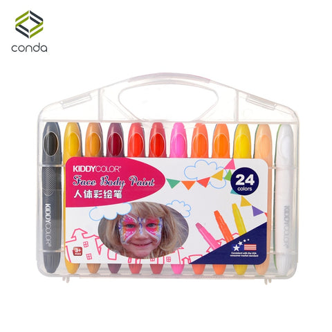 CONDA Professional Face Paint Marker 24 Colors Non-Toxic Body Crayons - Nest of Design
