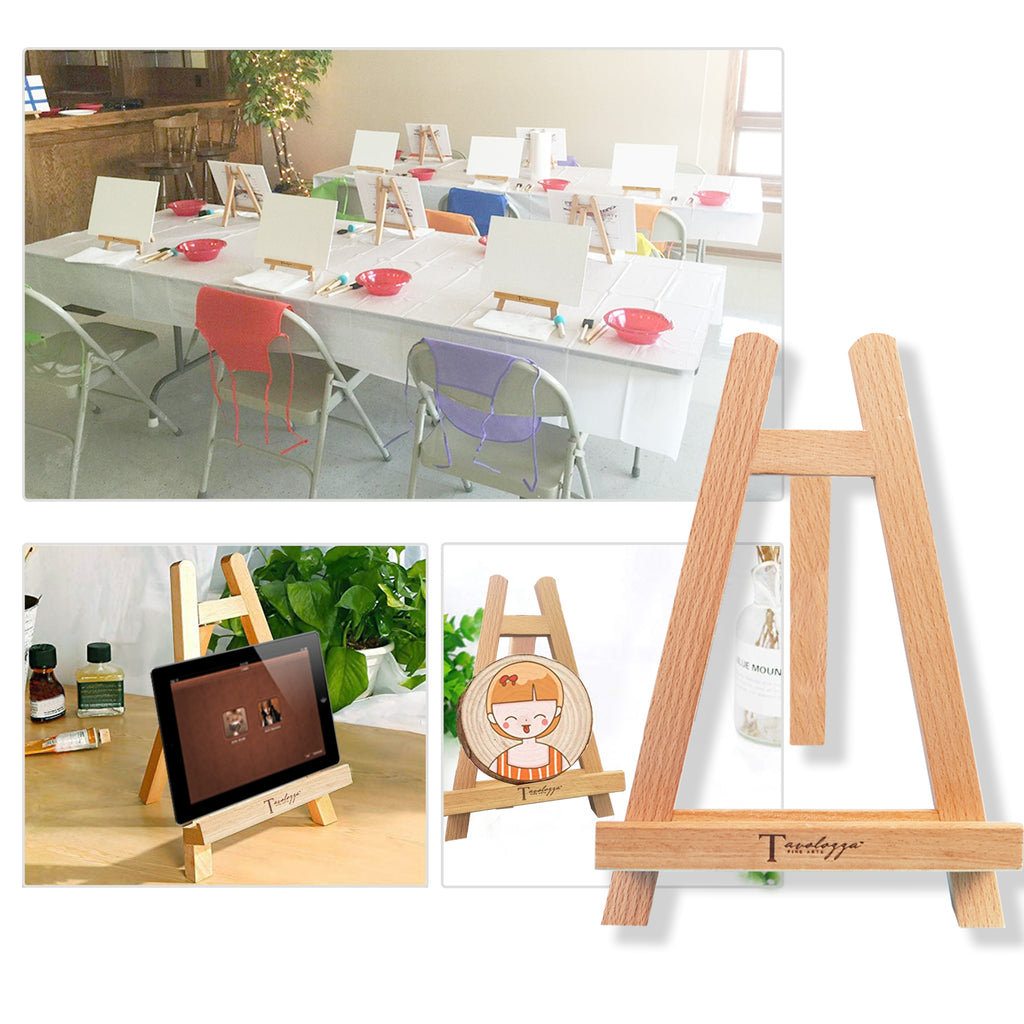 Tavolozza Tabletop Beechwood A-Frame Easel Stand - Nest of Design