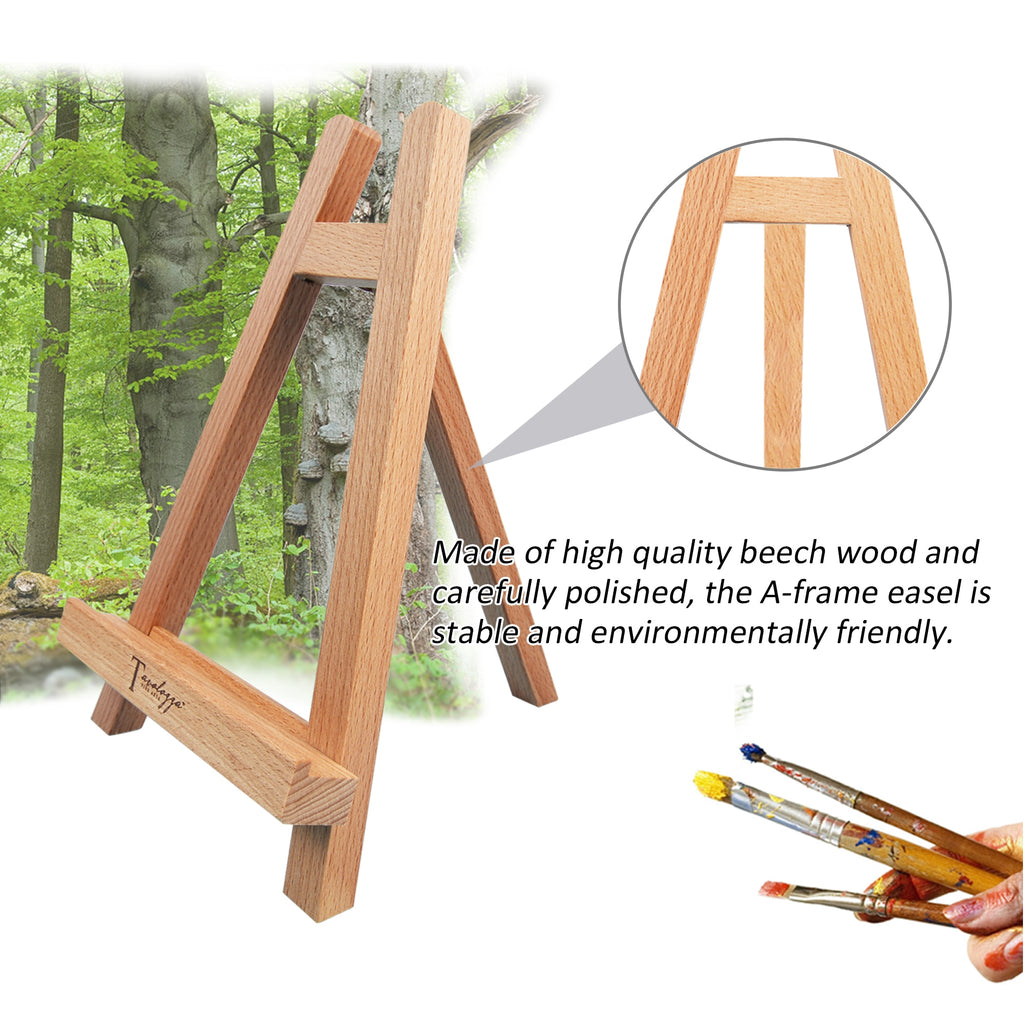 Tavolozza Tabletop Beechwood A-Frame Easel Stand - Nest of Design