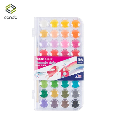 Conda 36 Colors Solid Watercolor Painting Pigment - Nest of Design