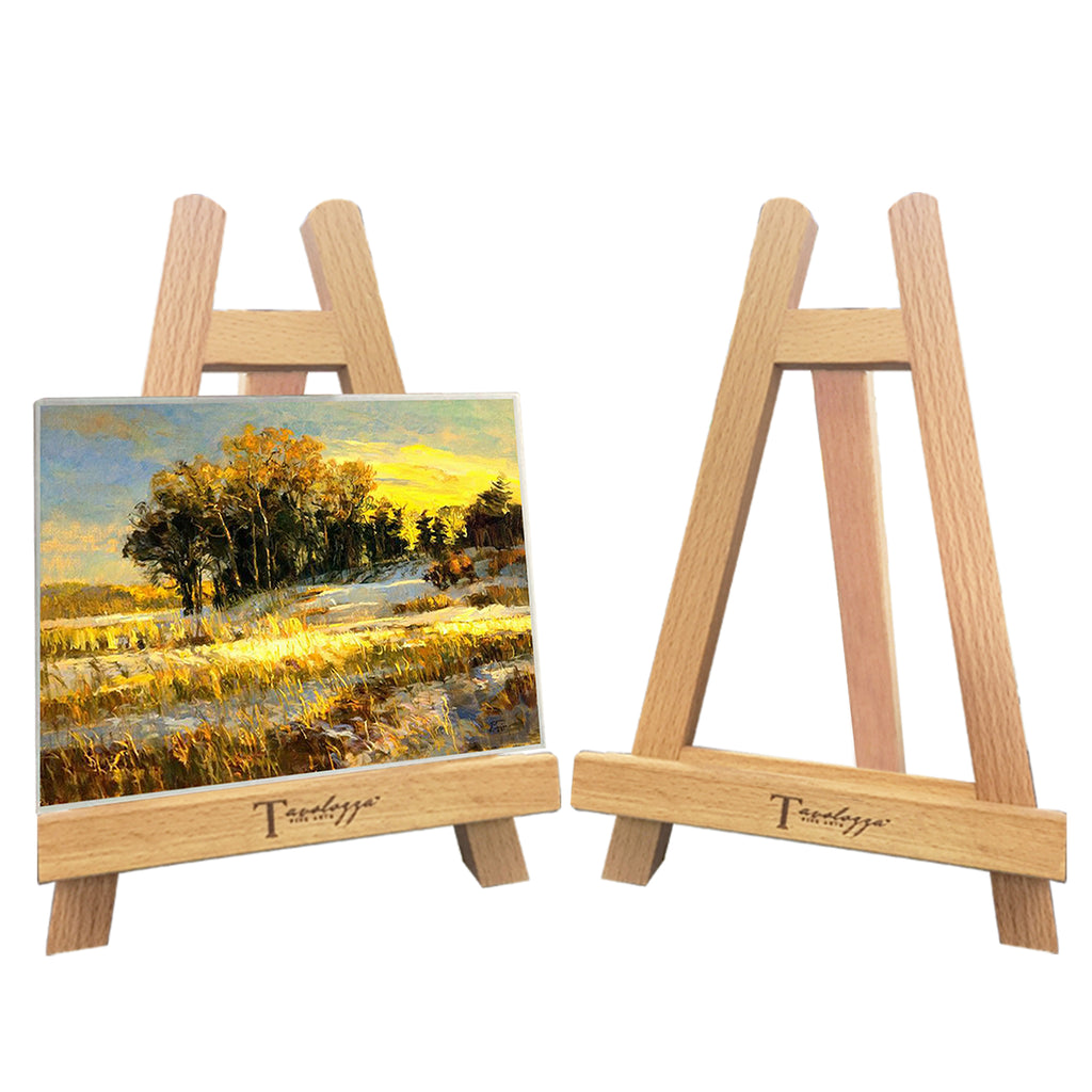 Tavolozza Tabletop Beechwood A-Frame Easel Stand - Nest of Design