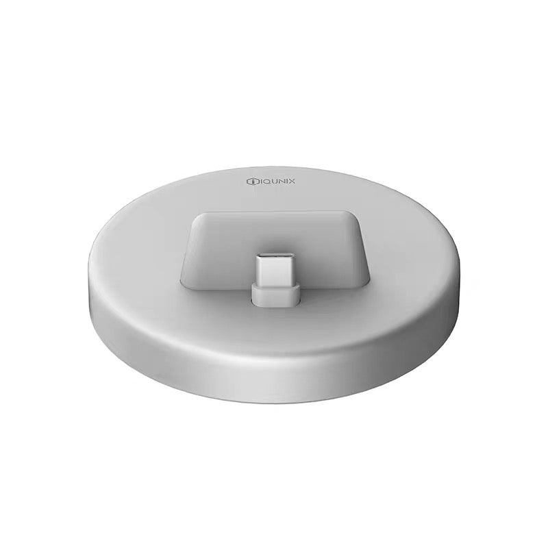 iQunix Panki mobile phone charging stand Android aluminum alloy charger base One-handed plug-in Type-C version - Nest of Design