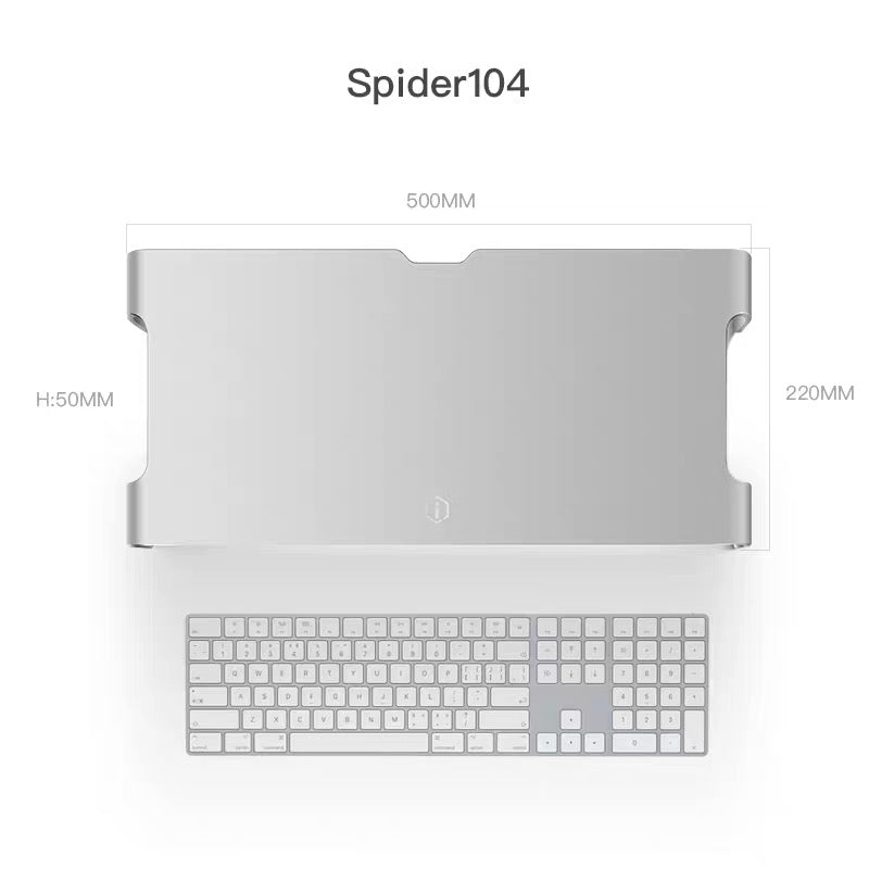 iQunix Spider Aluminum Computer Monitor Stand for Apple iMac - Nest of Design