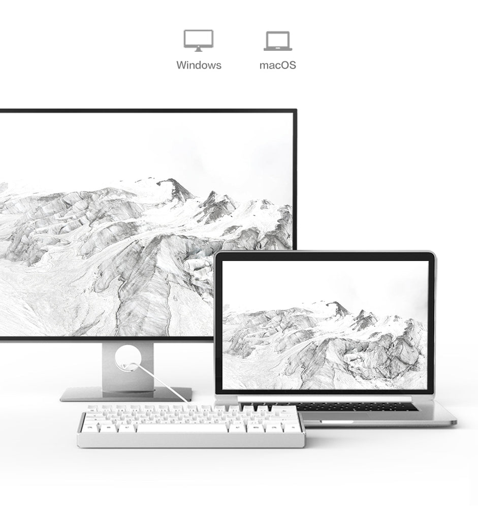 iQunix F60W wired mechanical keyboard 60% metal shell full key no punch PBT key cap cherry axis - Nest of Design