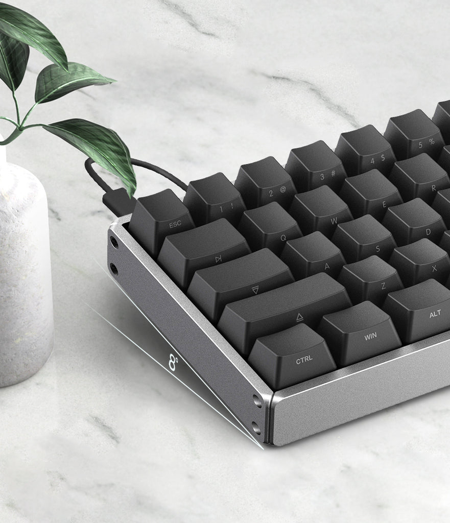 iQunix F60W wired mechanical keyboard 60% metal shell full key no punch PBT key cap cherry axis - Nest of Design