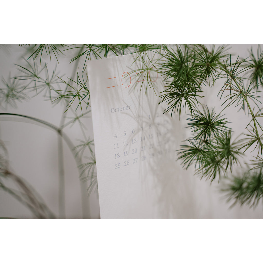 PRESSMATTER Yunqi Limited Edition Handmade Calendar "birth" Manual Arts Calendar ("Birth" 2020 calendar) - Nest of Design
