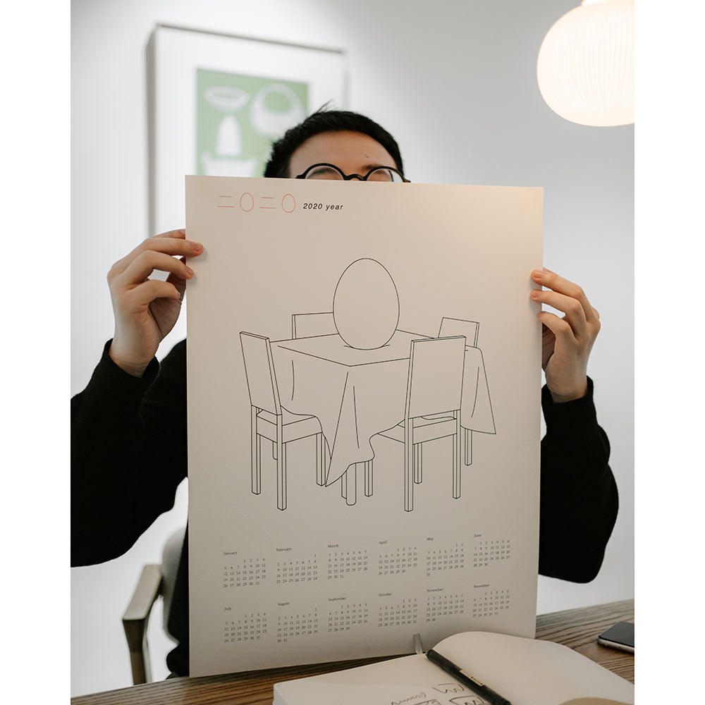 PRESSMATTER Yunqi Limited Edition Handmade Calendar "birth" Manual Arts Calendar ("Birth" 2020 calendar) - Nest of Design