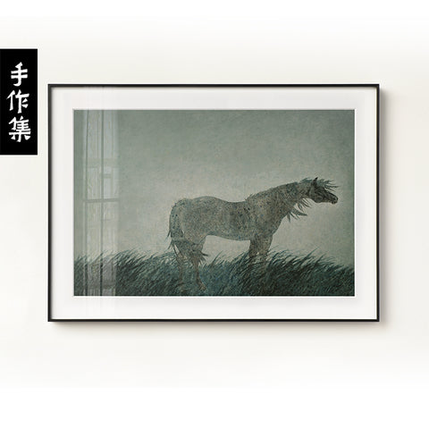 PRESSMATTER Yin Yuning "Horse" Study Entrance Decorative Painting - Nest of Design
