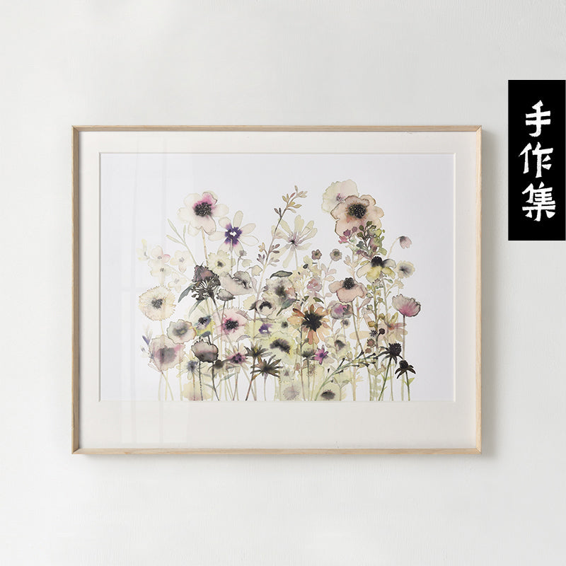 PRESSMATTER Choi Siqun Silkscreen Prints "Qing Yun" Bedroom Studio Decorative Painting - Nest of Design