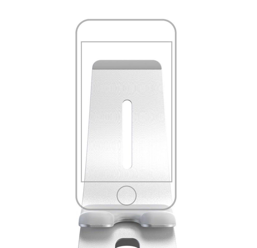 iQunix iPhone mobile phone bracket multi-angle adjustment lazy desktop aluminum alloy multifunctional bedside live cast bracket - Nest of Design