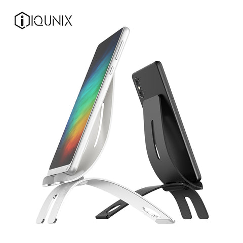 iQunix iPhone mobile phone bracket multi-angle adjustment lazy desktop aluminum alloy multifunctional bedside live cast bracket - Nest of Design