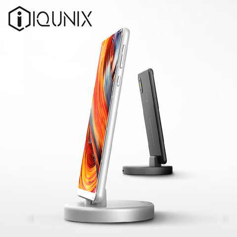 iQunix Panki mobile phone charging stand Android aluminum alloy charger base One-handed plug-in Type-C version - Nest of Design