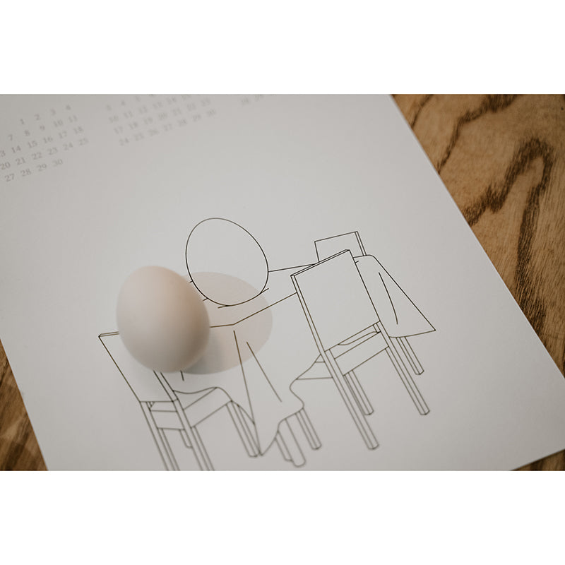 PRESSMATTER Yunqi Limited Edition Handmade Calendar "birth" Manual Arts Calendar ("Birth" 2020 calendar) - Nest of Design
