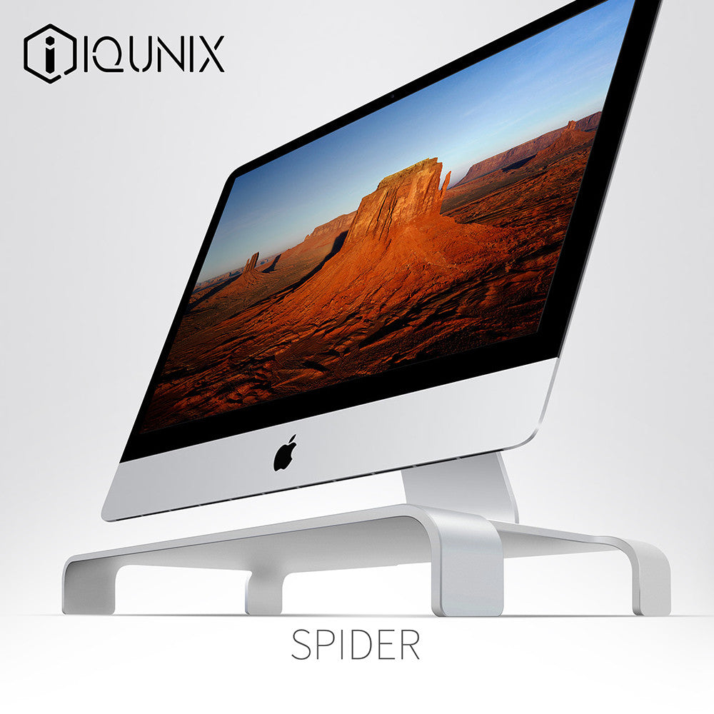 iQunix Spider Aluminum Computer Monitor Stand for Apple iMac - Nest of Design