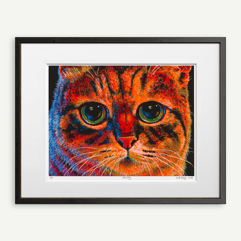 PRESSMATTER LUO Peng Lithograph "MikeyⅠ, Ⅱ" Bedroom Living Room Decorative Painting - Nest of Design